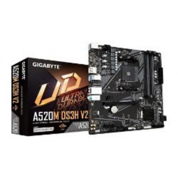 Placa Base GIGABYTE A520M DS3H V2 (AM4) 4DDR4 HDMI Dvi-d Dp Matx