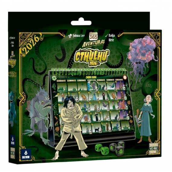 365 Aventuras de Cthulhu 1926 Calendario 2026  DEVIR