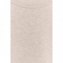 Camisetas Mujer Camiseta ESE O ESE Básica Trendy Taupe