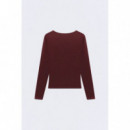 Camisetas Mujer Camiseta ESE O ESE Daphne Burdeos