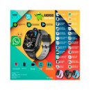 SAMI Reloj Smartwatch 4G G9S WS-2395 Junior para Niños Android Whatsapp Negro