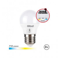 ELBAT Bombilla Led EB0580 8W 710LM 3 Modos Luz Calida/luz Blanca/luz Fria