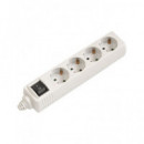 NIMO Regleta SIN CABLE Con 4 Enchufes y Interruptor MEL246