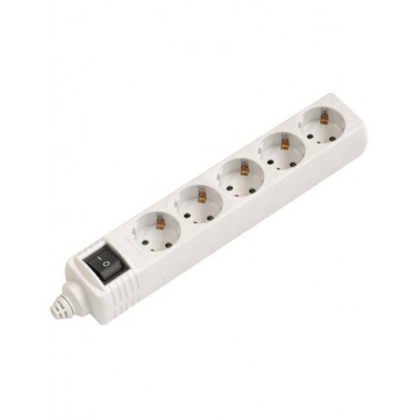 NIMO Regleta SIN CABLE Con 5 Enchufes y Interruptor MEL247