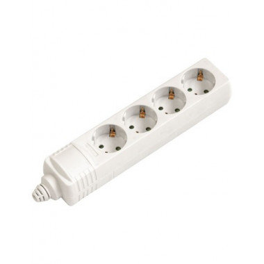 NIMO Regleta SIN CABLE/SIN INTERRUPTOR Con 4 Enchufes y Interruptor MEL256