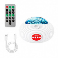 Lampara Proyector Estrellas y Galaxias YH12 Blanco XO