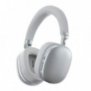 Auriculares BLUETOOTH con Cancelación de Ruido BE55 Plata XO