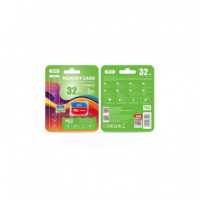 Tarjeta Microsd 32GB Negra con Rojo XO