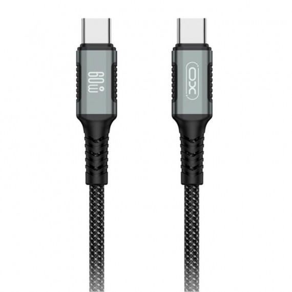 Cable de Datos 60W Tipo C a Tipo C NBQ267 Negro XO