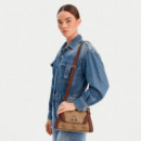 BOLSO  KARNILLA LOGO FLAP SHOULDER BAG