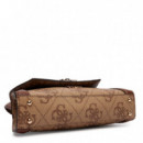 BOLSO  KARNILLA LOGO FLAP SHOULDER BAG