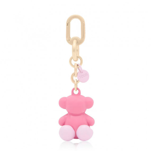 Llavero Pink metal Key ring Bold Bear