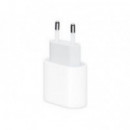 Cargador de Pared Apple 1XUSB-C 20W Blanco (MUVV3ZM/A)  APPLE