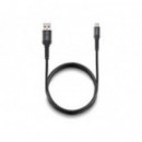 Cable NGS Usb-a a Usb-c Trenzado 1M Negro (knot-ac)