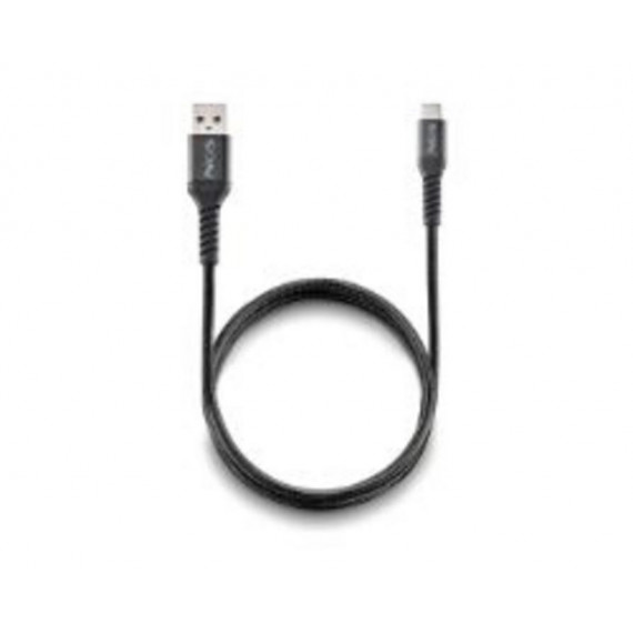 Cable NGS Usb-a a Usb-c Trenzado 1M Negro (knot-ac)