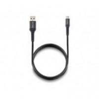 Cable NGS Usb-a a Usb-c Trenzado 1M Negro (knot-ac)