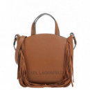 KARL LAGERFELD - K/circle Sm Zip Tote Fringes - 1UR - B1W30264/1UR