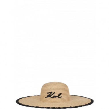 KARL LAGERFELD - K/signature Beach Hat - 106 - B1W46084/106