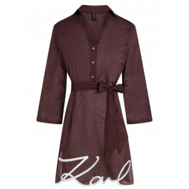 KARL LAGERFELD - Karl Dna Signature Beach Dress - 2FI - A2W46075/2FI