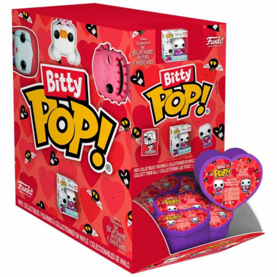 FUNKO Bitty Pop Sorpresa Pesadilla Antes de Navidad San Valentin