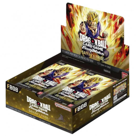 Sobres Cartas Dragon Ball Coleccionables Fusion World: Saiyan's Pride Inglés  BANDAI