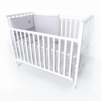 Cuna Madera Blanca TRAMA