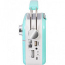 TREVI Radio Retro con Panel Solar/ Radio/usb/aux/bt un Ra 7F50 Bt Verde
