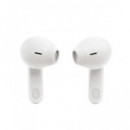 JBL Auricular Bluetooth TUNE FLEX Perfect Fit Blanco Cancelacion de Ruido ,Con Estuche de Carga 32H