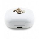 GUESS Auricular Bluetooth 4G Logo Blanco