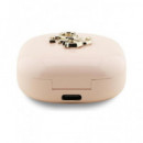 GUESS Auricular Bluetooth 4G Logo Rosa