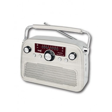 SAMI Radio Vintage Recargable/bt/usb Blanco RS-11846
