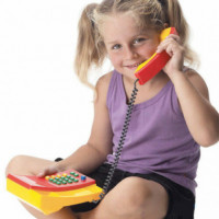 Teléfono Rojo con Teclas  ANDREU TOYS BY DANTOY