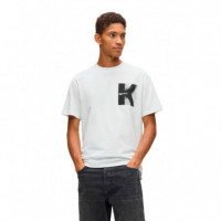 Camiseta con Estampado K  KARL LAGERFELD JEANS