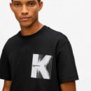 Camiseta con Estampado K  KARL LAGERFELD JEANS