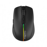 Raton Inalambrico COOLBOX COO-MOU-W01-B