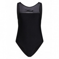 KARL LAGERFELD - Karl Signature Rio Swimsuit - 999 - A1W46036/999