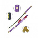 Katana de Acero Roronoa Zoro Enma One Piece 103 Cm  AMONT
