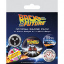 Pack 5 Chapas Delorean Regreso Al Futuro  PYRAMID