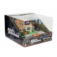 Diorama Casa Toretto con 2 Nano Vehículos Fast And Furious  JADA