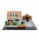 Diorama Casa Toretto con 2 Nano Vehículos Fast And Furious  JADA
