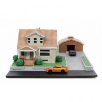 Diorama Casa Toretto con 2 Nano Vehículos Fast And Furious  JADA