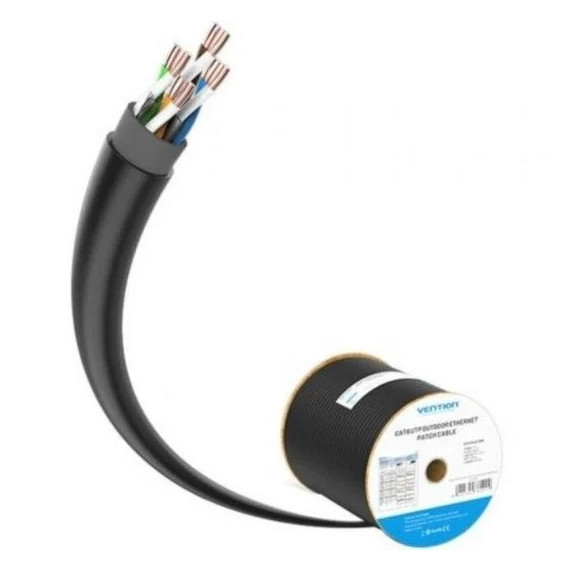 Cable de Red Bobina CAT.6 Utp 305M VENTION Black