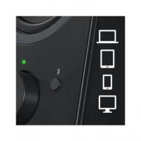 Logitech Altavoces para Pc/tableta/movil BLUETOOTH Z207 Negro  LOGICELL