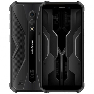 ULEFONE Smartphone Rugerizado Armor X12 Pro Black  4G/ 5.45 Hd/ Helio G36/64GB ROM/4GB RAM/8MP/4860MAH/IP68