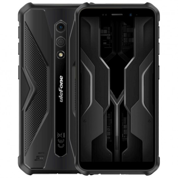 ULEFONE Smartphone Rugerizado Armor X12 Pro Black  4G/ 5.45 Hd/ Helio G36/64GB ROM/4GB RAM/8MP/4860MAH/IP68