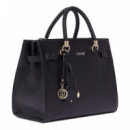 Bolso satchel mediano con charms