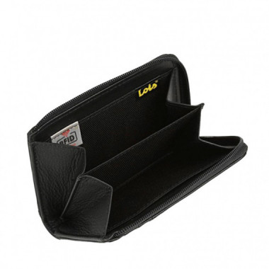 Monedero Tarjetero Wilson Negro  LOIS
