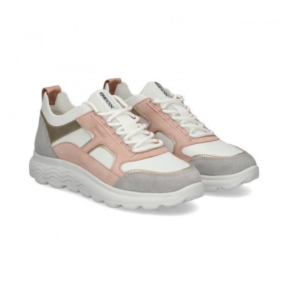 Deportivo Ante/brillo Multi Rosa  GEOX