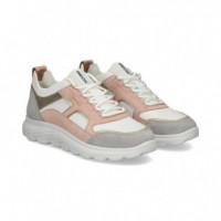 Deportivo Ante/brillo Multi Rosa  GEOX