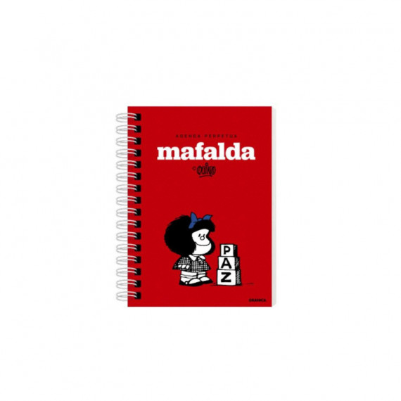 Mafalda Agenda Perpetua Anillada Paz   2024